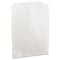 Bagcraft Grease-Resistant Single-Serve Bags, 6" x 7.25", White, PK2000 450019 - alternate 1